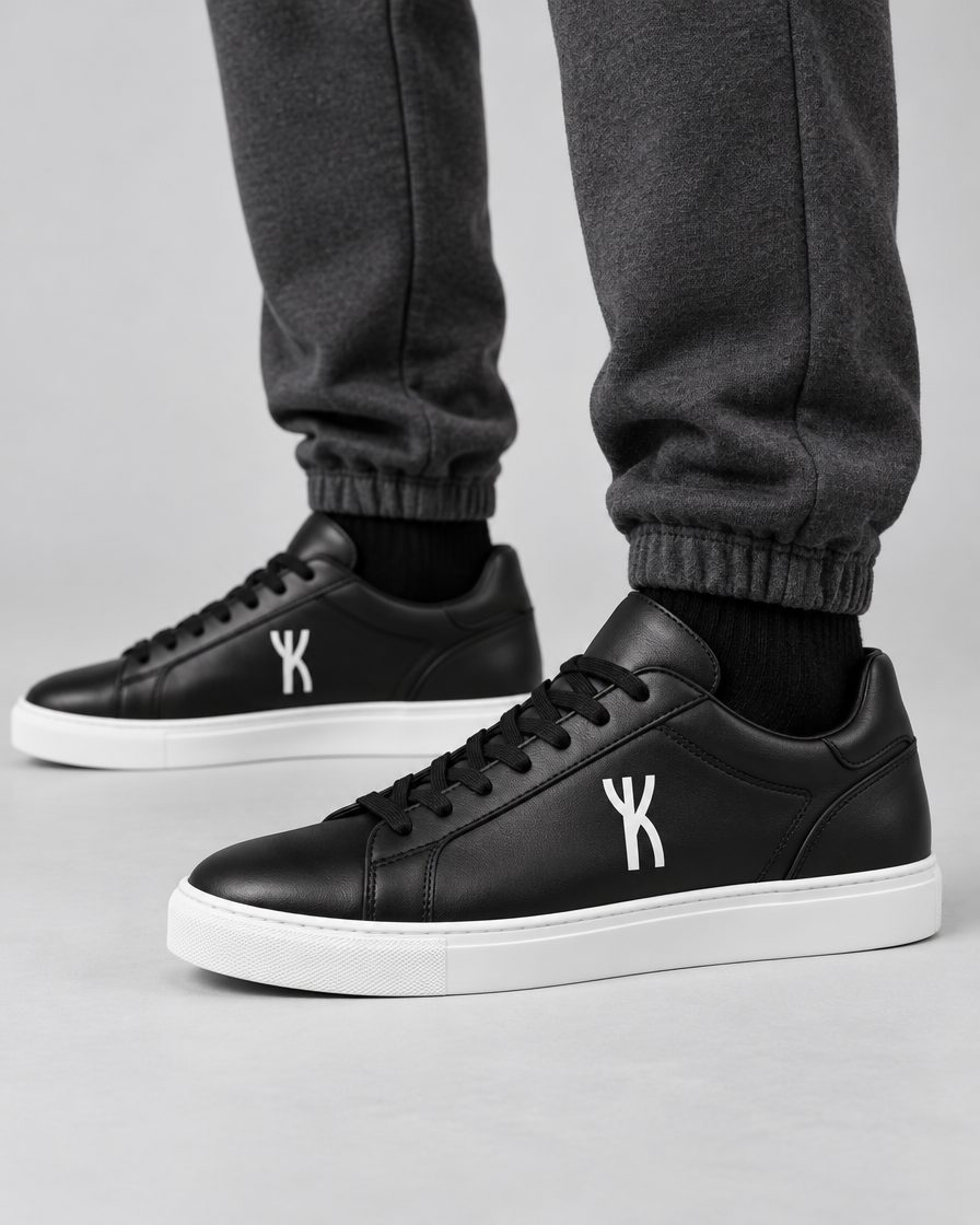 Crest Sneaker in Black